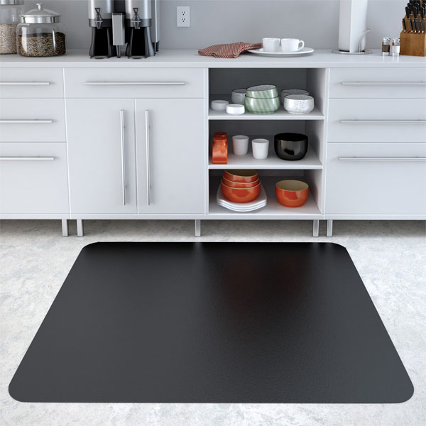 Black Chair Mats are Black Office Desk Mats by American Floor Mats